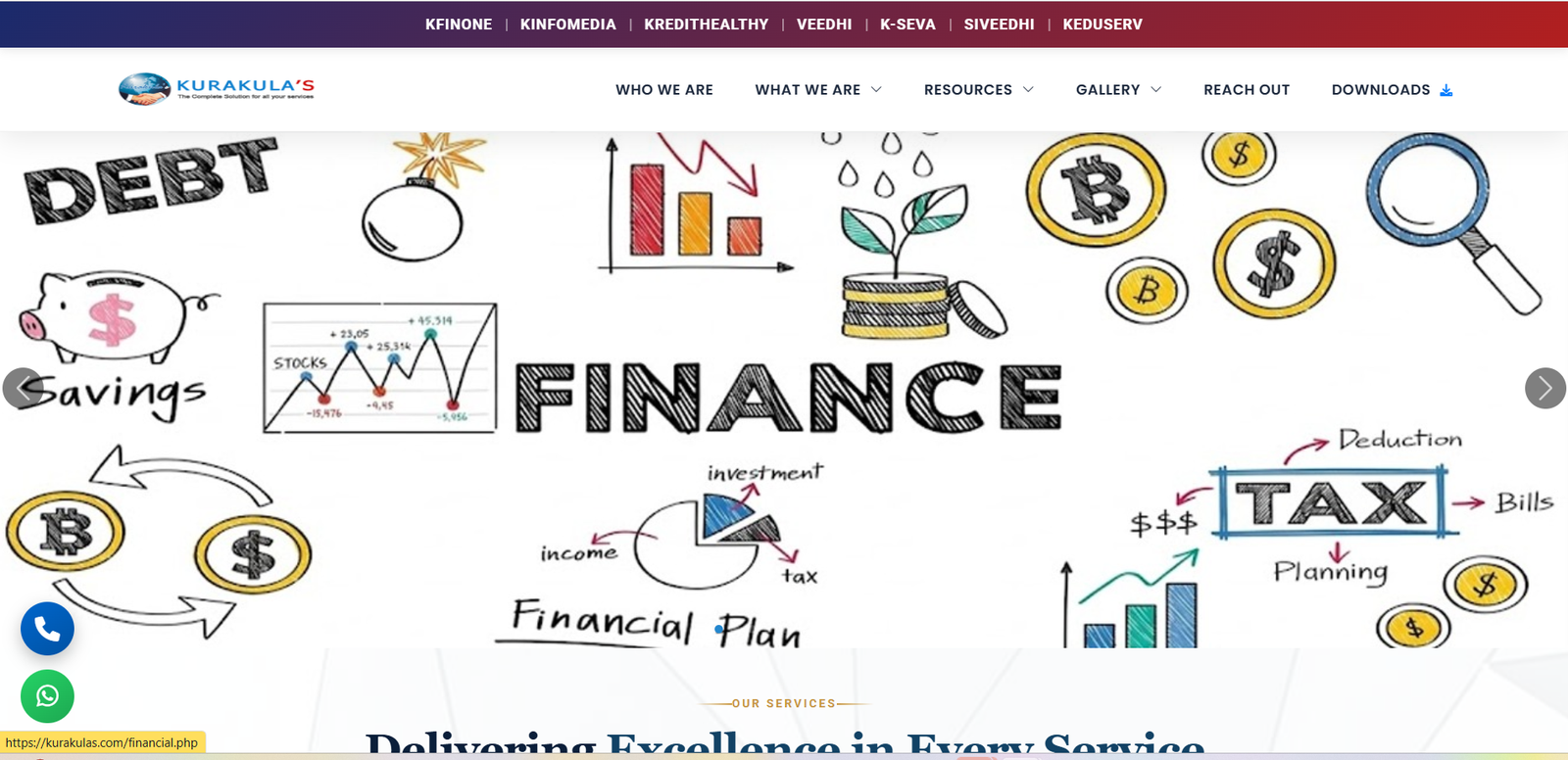 Kurakulas — website preview