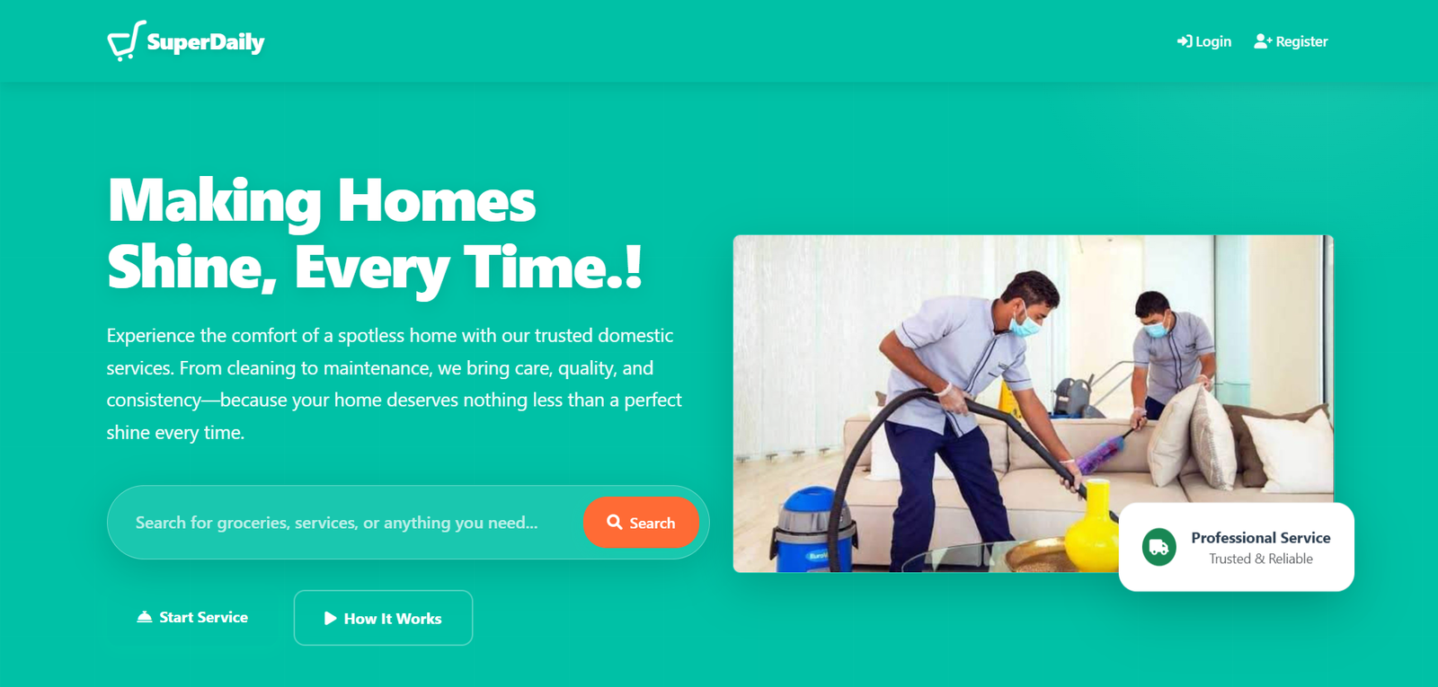E-commerce Website — website preview